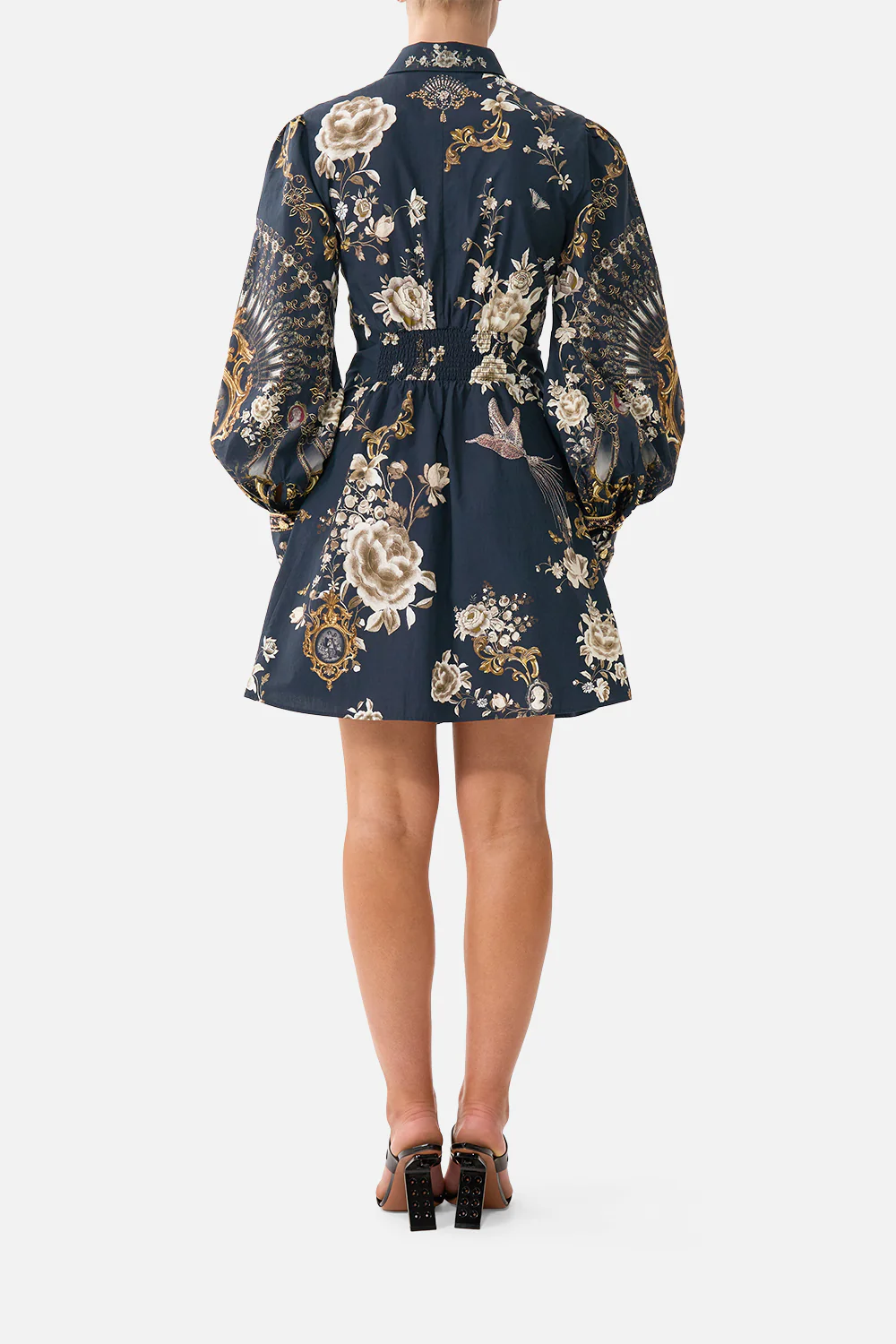 SHORT WAIST TIE SHIRT DRESS FLAMENCO FOLKLORE - Image 2