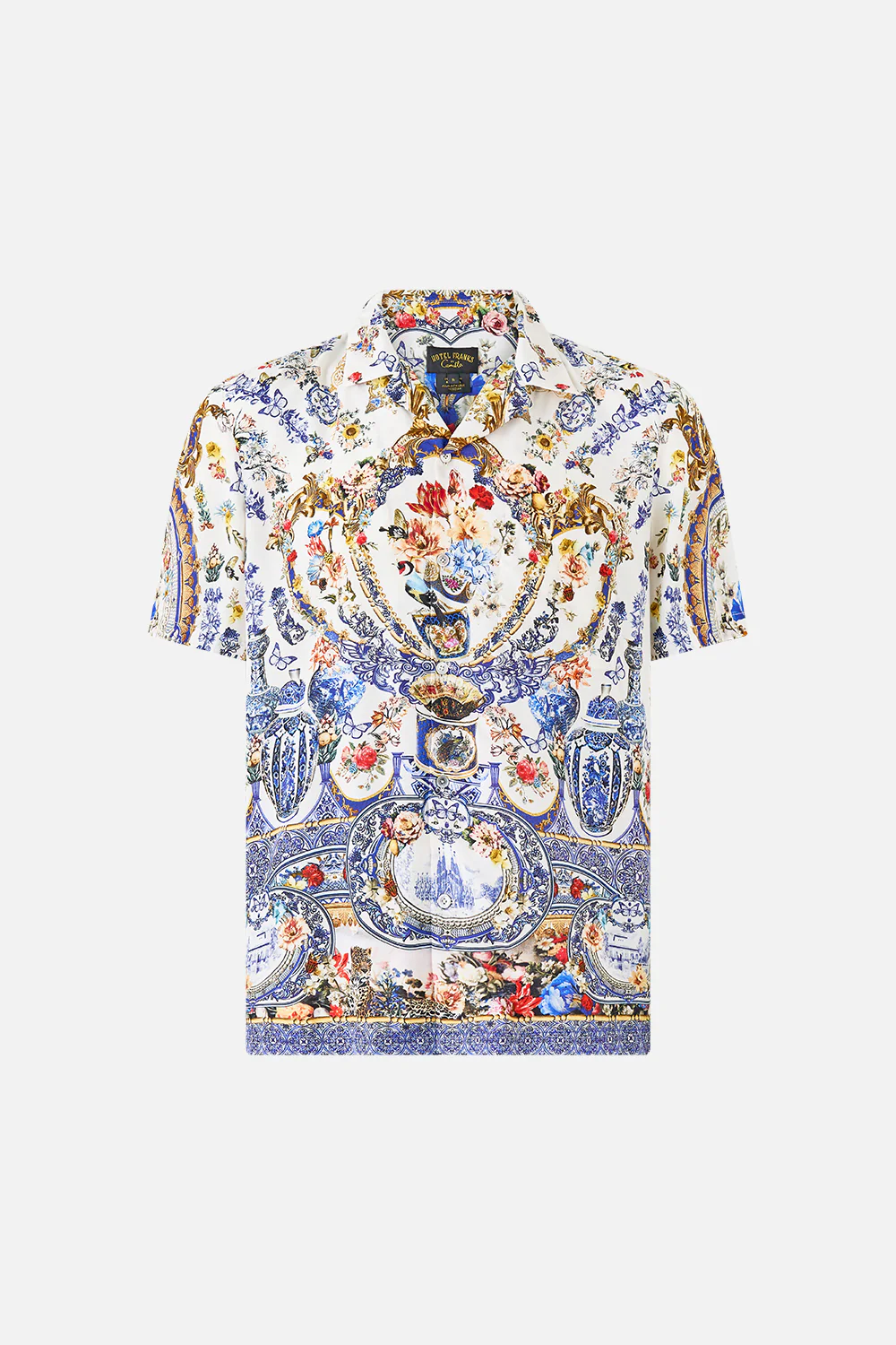 SHORT SLEEVE CAMP COLLARED SHIRT THE POTTERY PARLOUR - Image 3