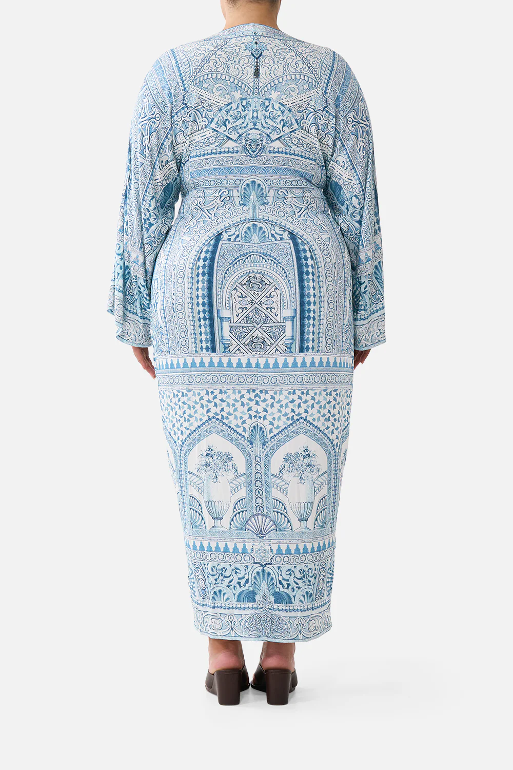 LONG SPLIT FRONT TWIST DRESS THE HUM OF THE ALHAMBRA - Image 12