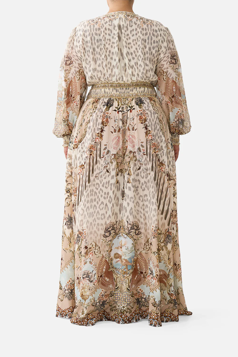 BUTTON DRESS WITH SHAPED WAISTBAND ARANJUEZ ANIMALIA - Image 12