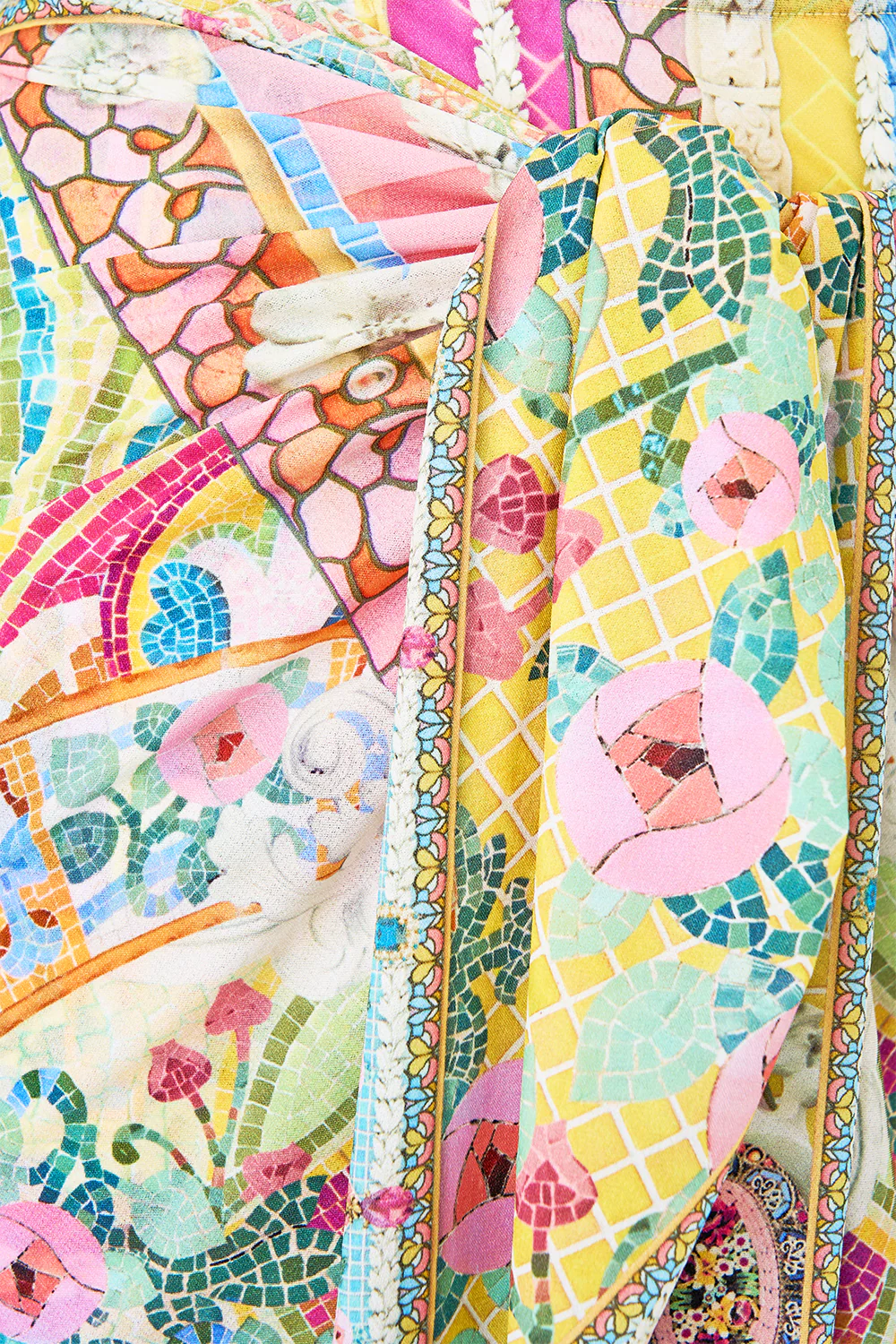 LAYERED LONG SARONG SKIRT WITH TIE FRONT NAVÀS NOUVEAU - Image 7
