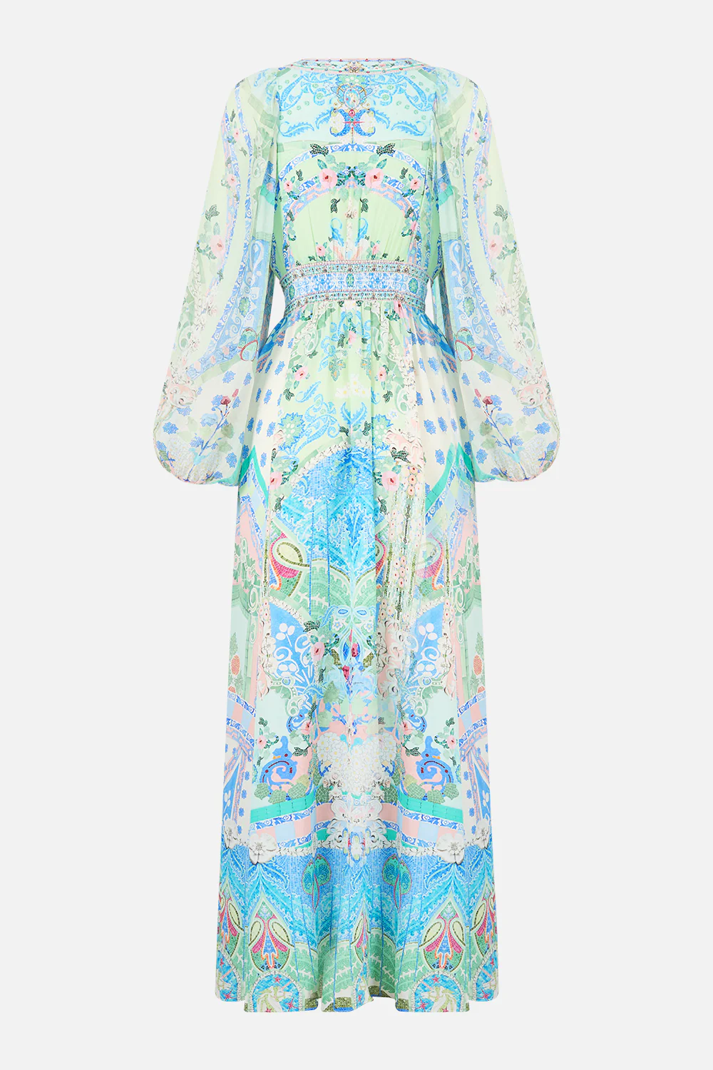 LACE UP FRONT LONG DRESS MIDSUMMER MOSAICS - Image 6