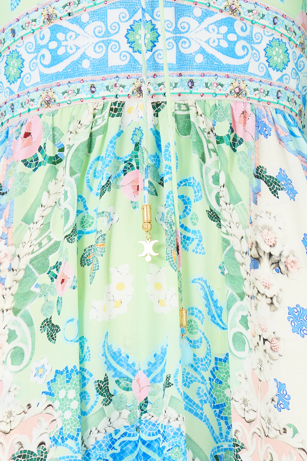 LACE UP FRONT LONG DRESS MIDSUMMER MOSAICS - Image 7
