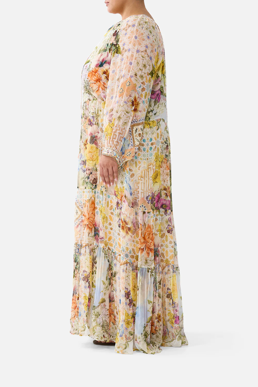 LONG GATHERED PANEL DRESS THE ARCHITECTS OF ALCÁZAR - Image 11
