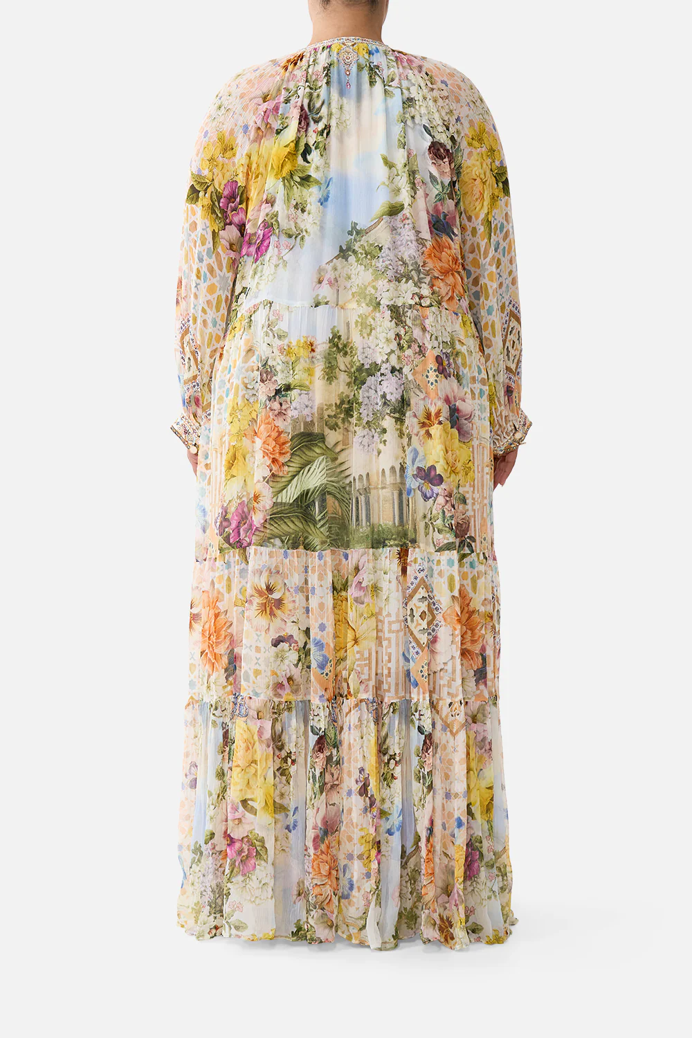LONG GATHERED PANEL DRESS THE ARCHITECTS OF ALCÁZAR - Image 12