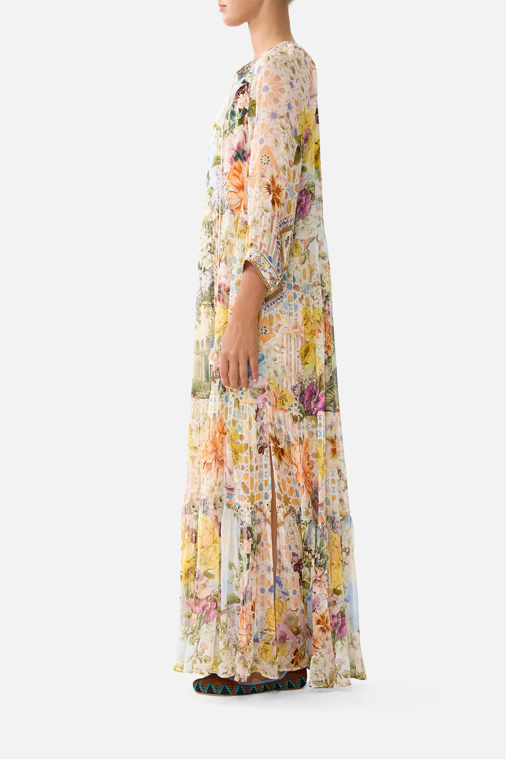 LONG GATHERED PANEL DRESS THE ARCHITECTS OF ALCÁZAR - Image 4