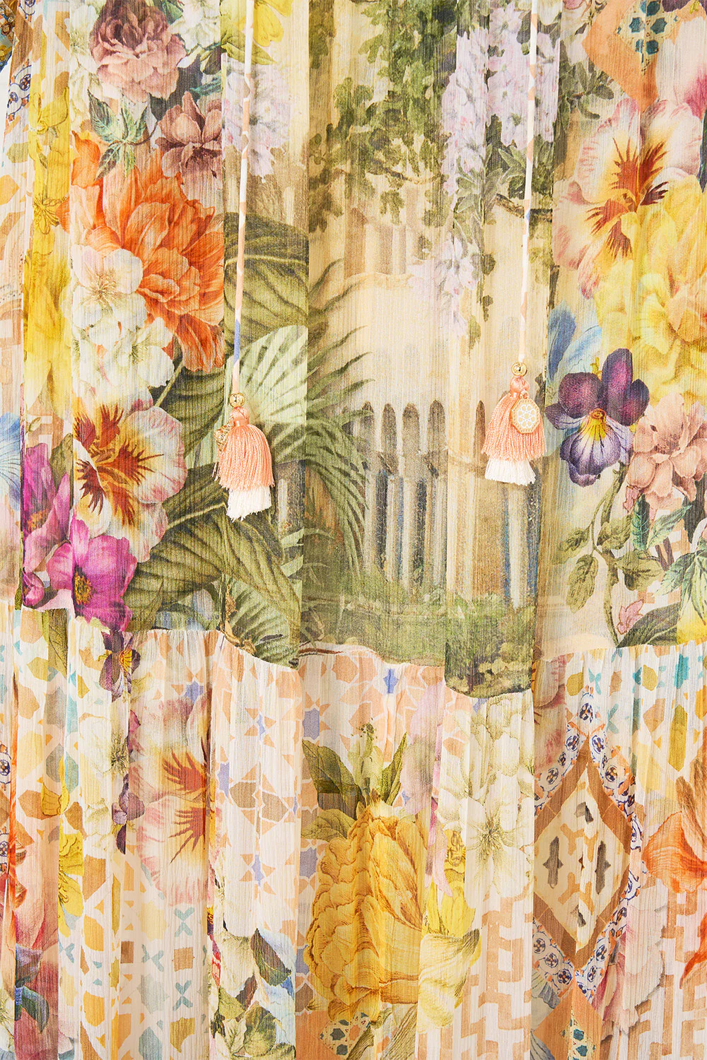 LONG GATHERED PANEL DRESS THE ARCHITECTS OF ALCÁZAR - Image 7