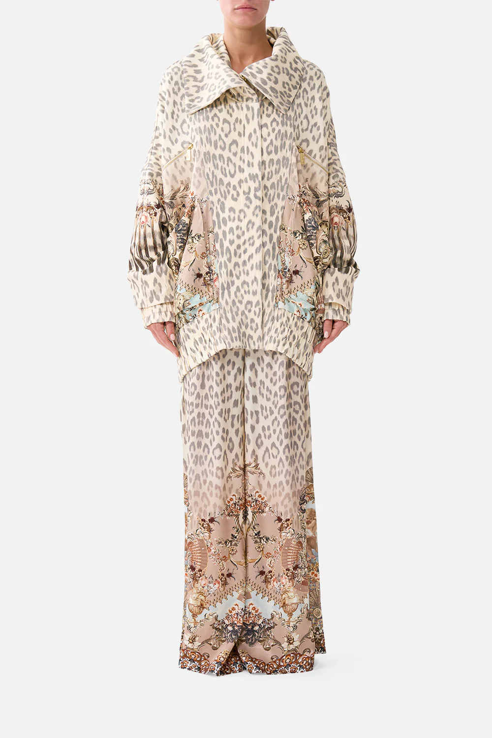 OVERSIZED JERSEY PARKER JACKET ARANJUEZ ANIMALIA