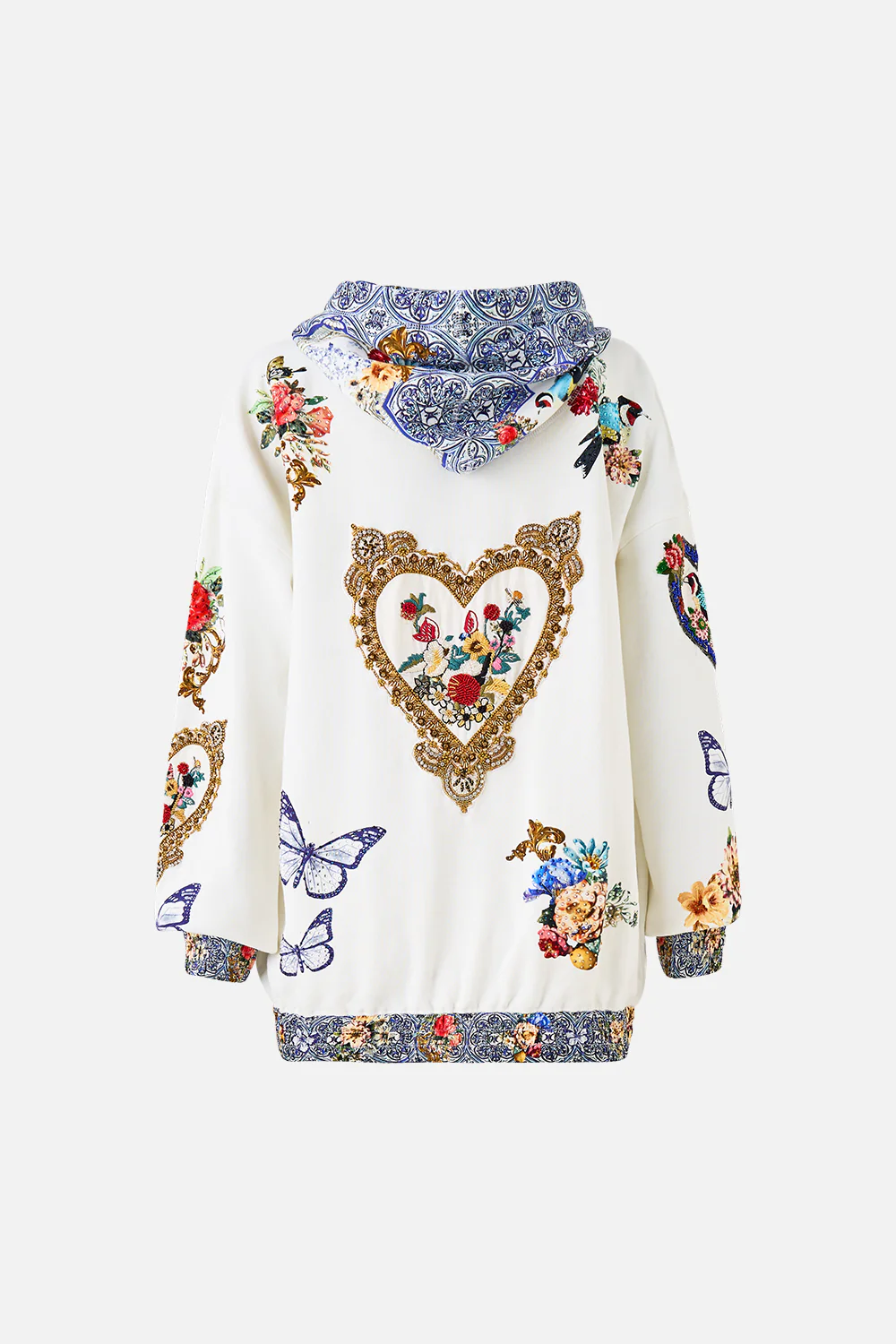 SILK BAND OVERSIZED HOODIE WITH POCKETS THE POTTERY PARLOUR - Image 7