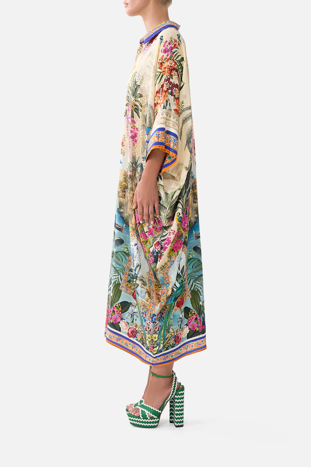 BATWING KAFTAN BODRUM BOTANICALS - Image 4
