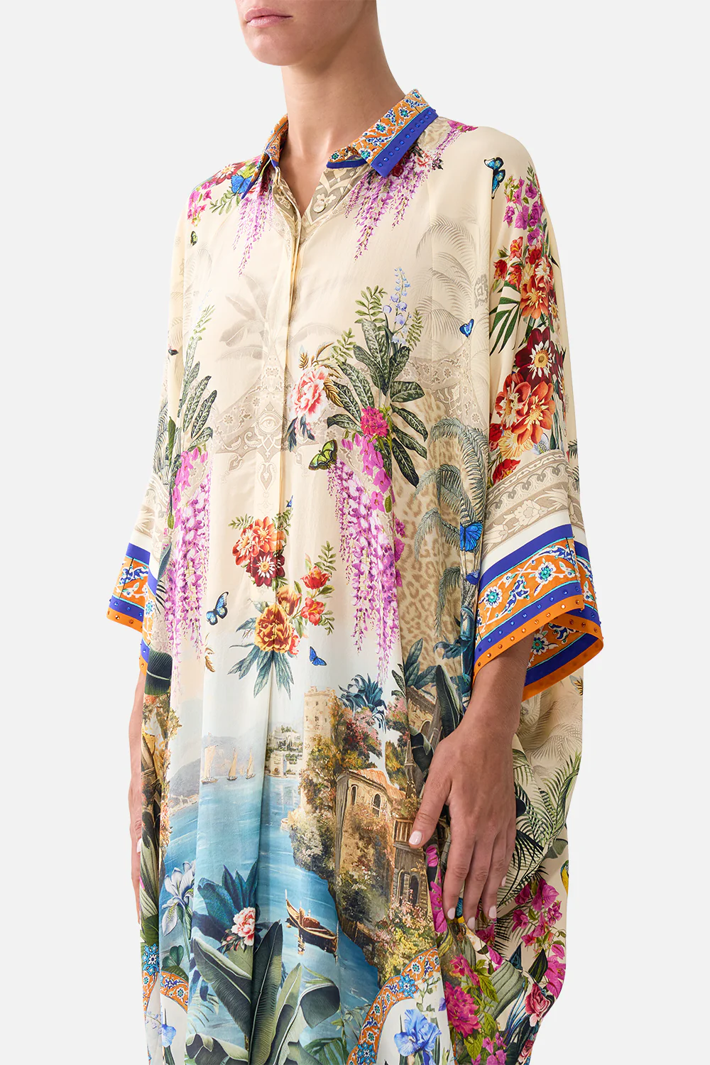 BATWING KAFTAN BODRUM BOTANICALS - Image 5