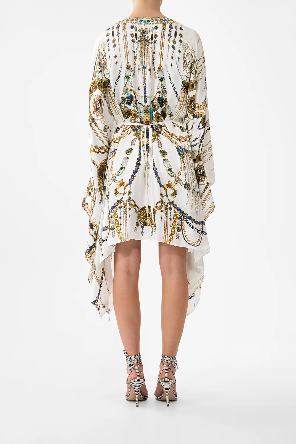 SHORT KAFTAN WITH WAIST TAB CHAIN GANG - Image 2