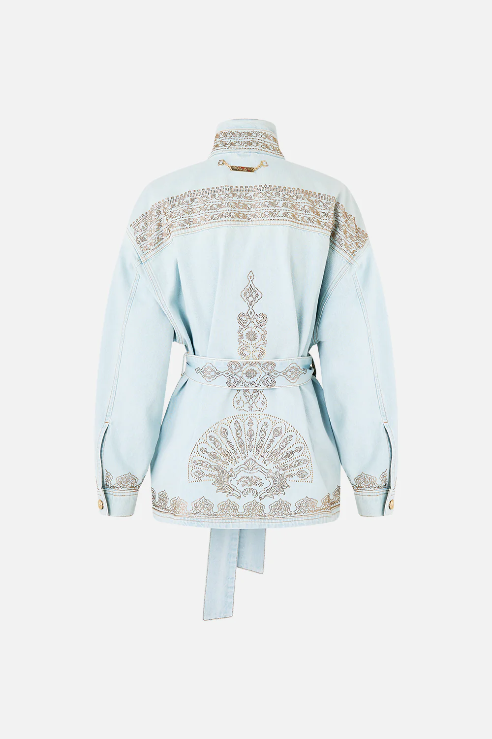 ALIKA ISTANBUL ALCHEMY HIGH NECK JACKET DENIM - Image 2