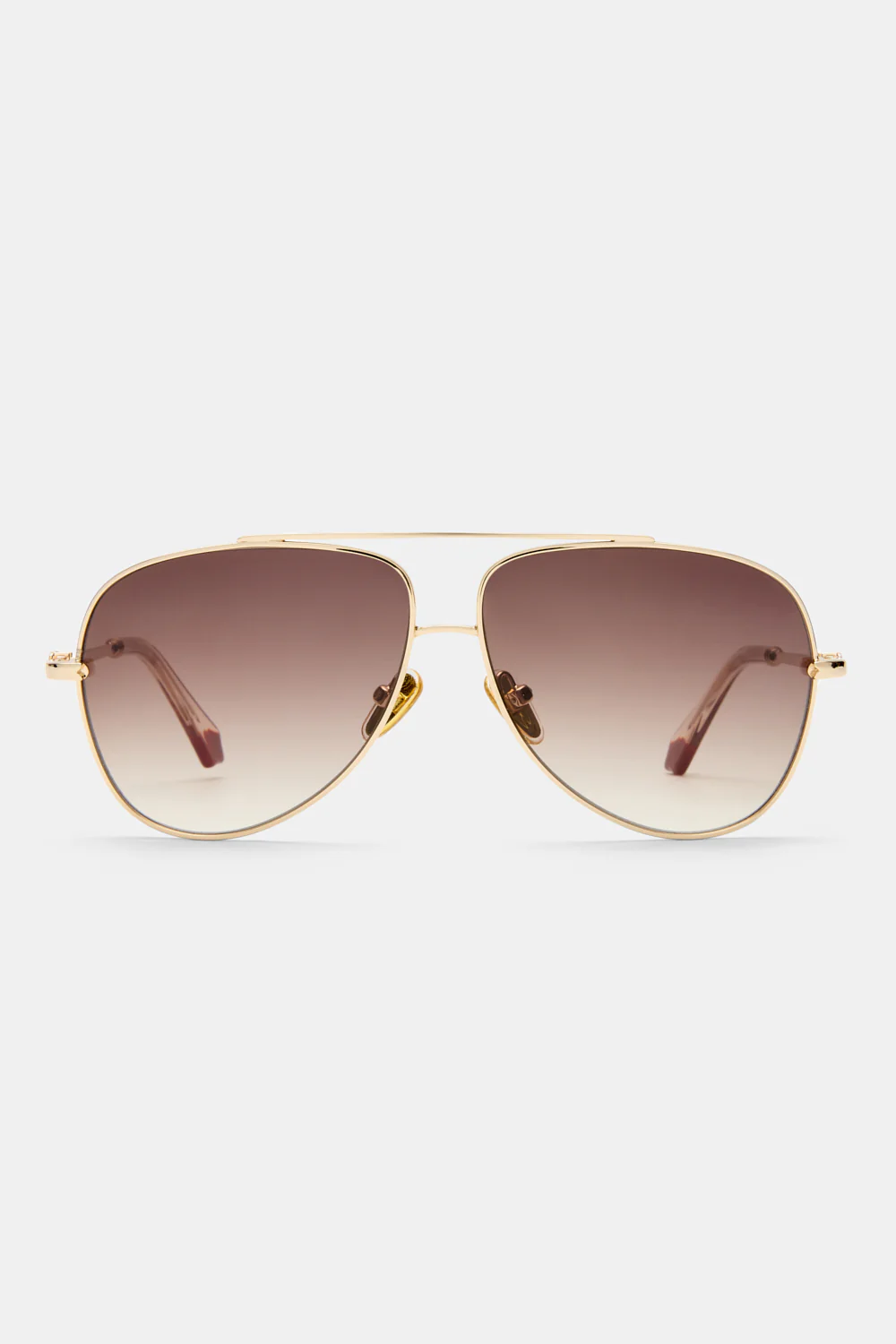 THE VOYAGE SUNGLASSES GOLD / NUDE - Image 4