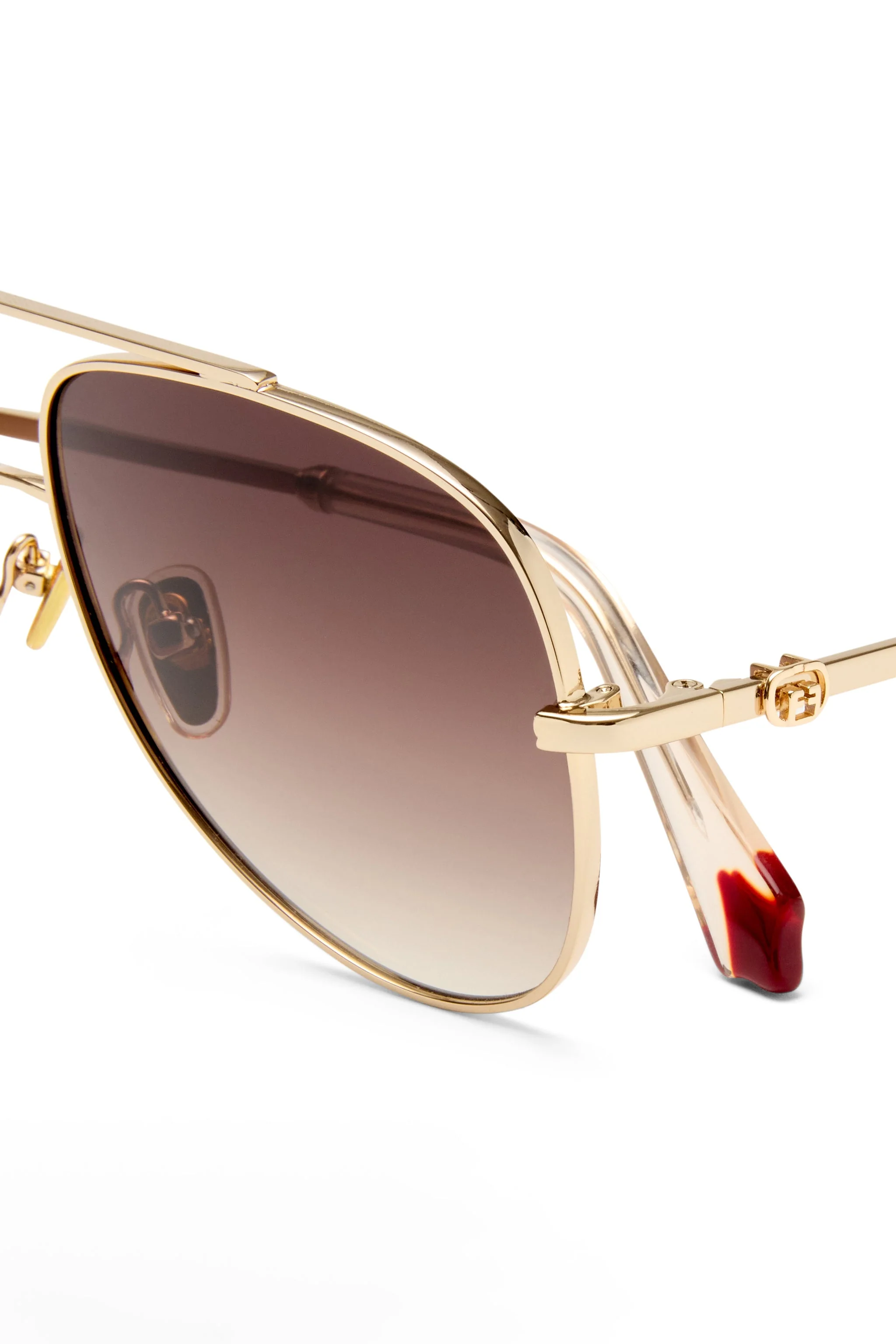 THE VOYAGE SUNGLASSES GOLD / NUDE - Image 5