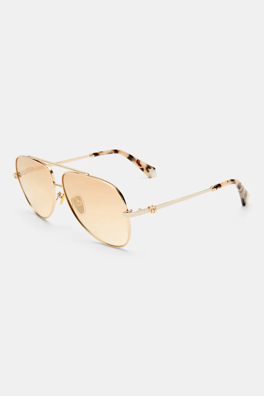 THE VOYAGE SUNGLASSES GOLD / NATURAL TORT - Image 2