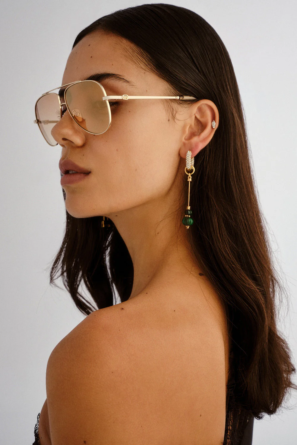 THE VOYAGE SUNGLASSES GOLD / NATURAL TORT - Image 8