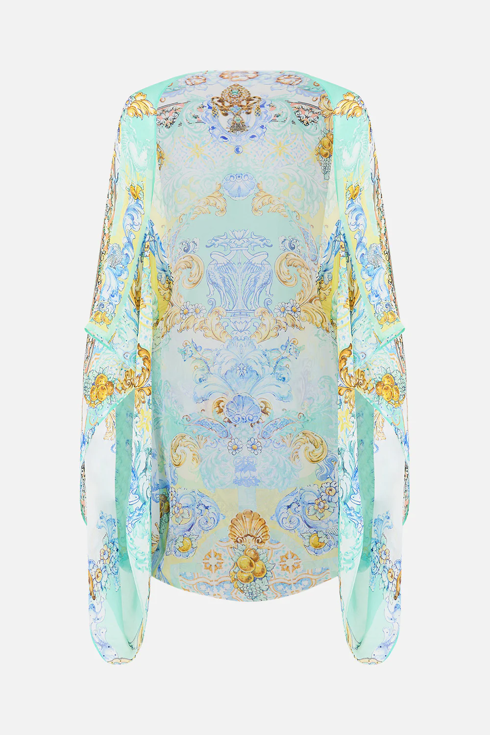SILK CHIFFON SHRUG DIAL UP THE TILES - Image 3