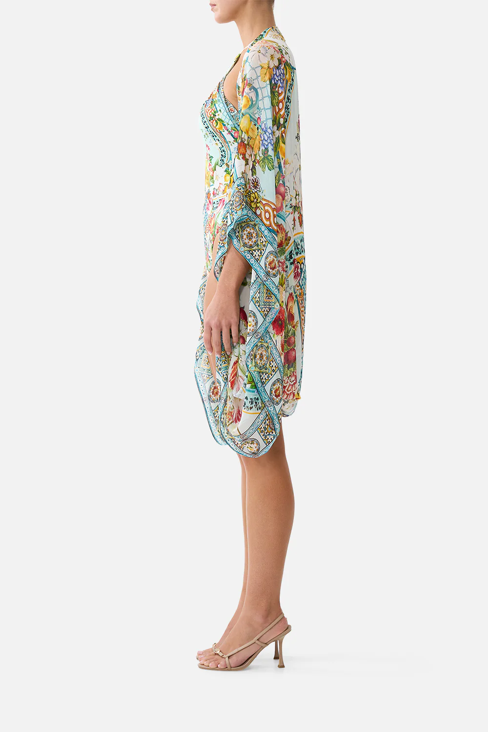 SILK CHIFFON SHRUG MAGIC OF THE MERCADO - Image 4