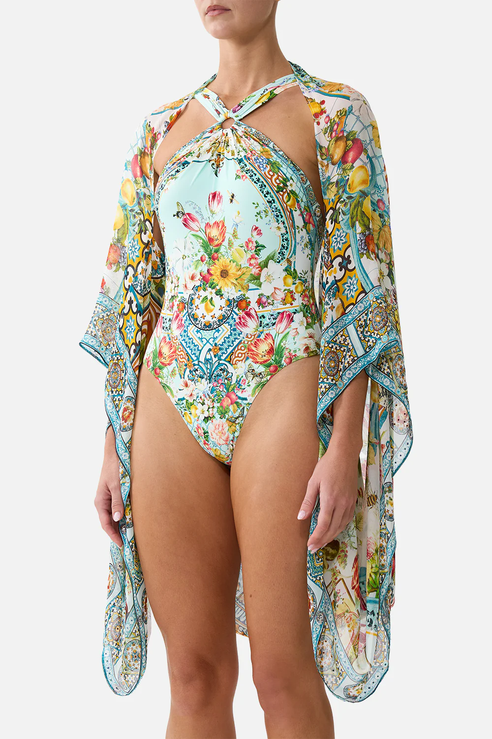 SILK CHIFFON SHRUG MAGIC OF THE MERCADO - Image 5