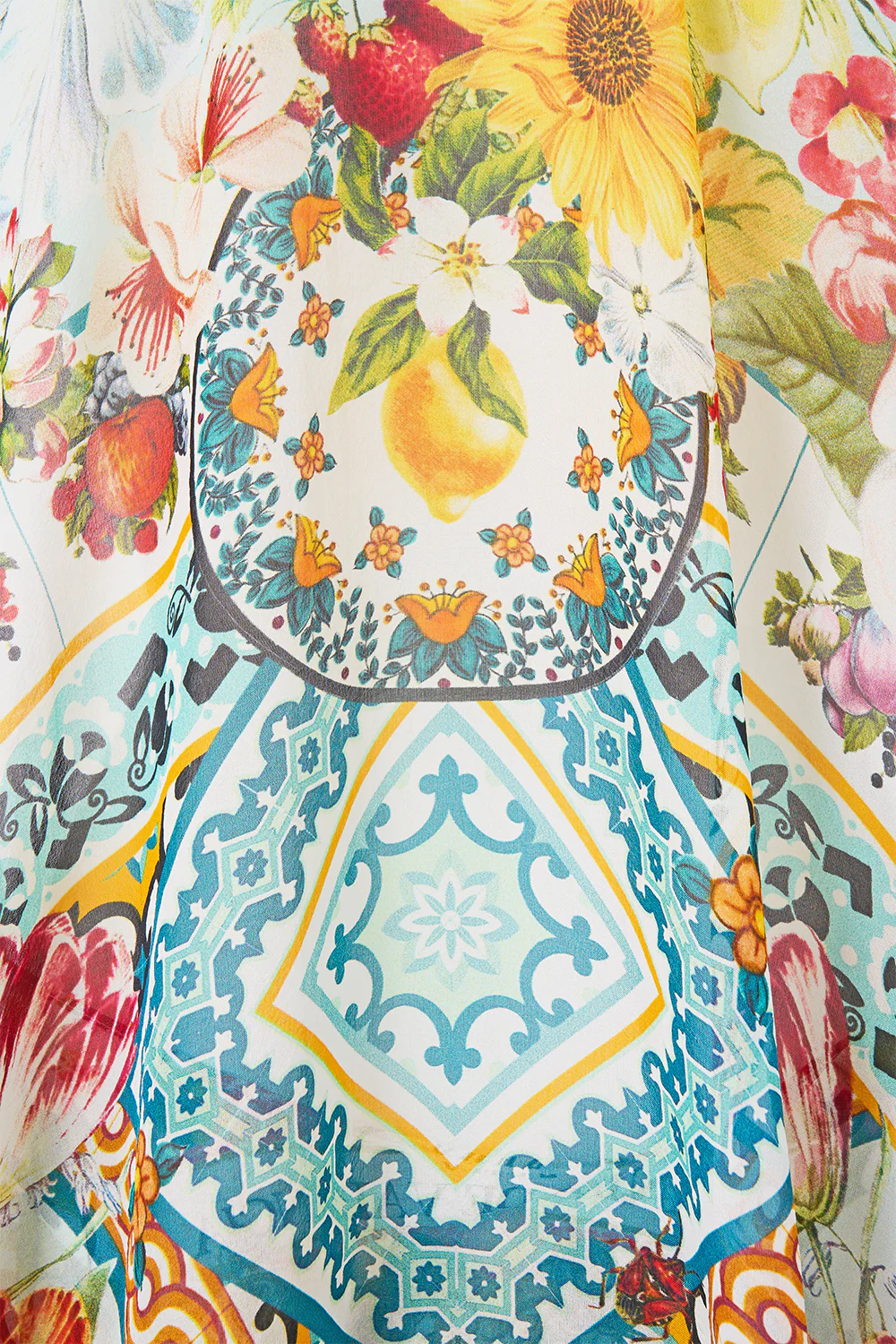 SILK CHIFFON SHRUG MAGIC OF THE MERCADO - Image 7