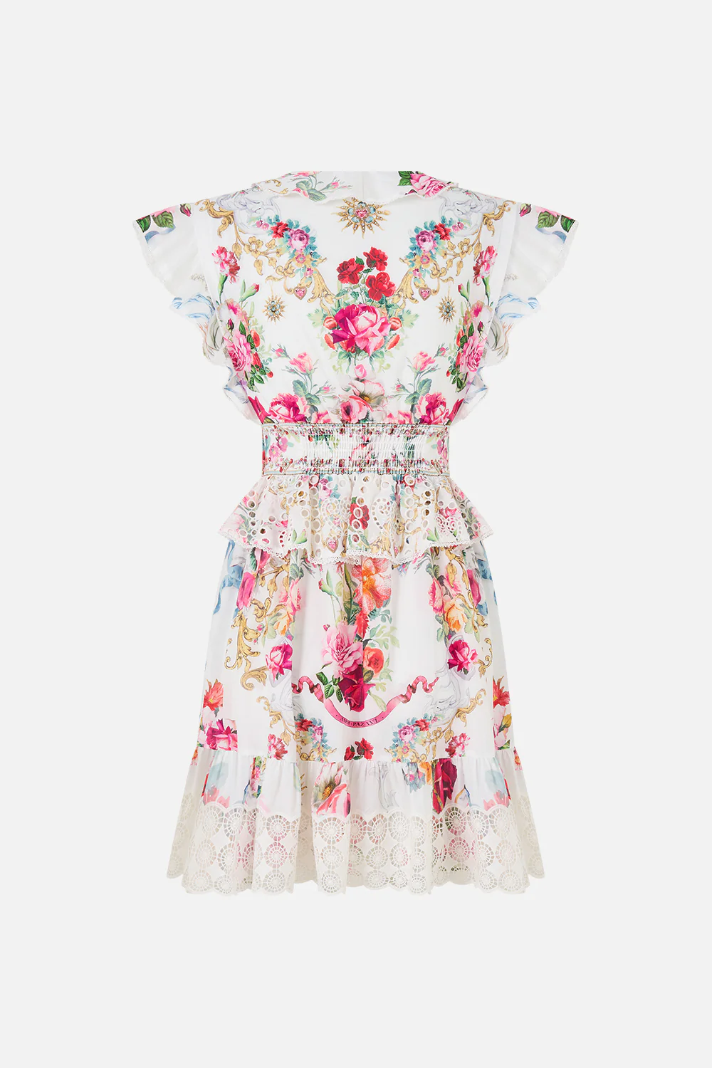 WAISTED SHORT DRESS WITH RUFFLE DETAILS TORERO LIBERTINE - Image 6