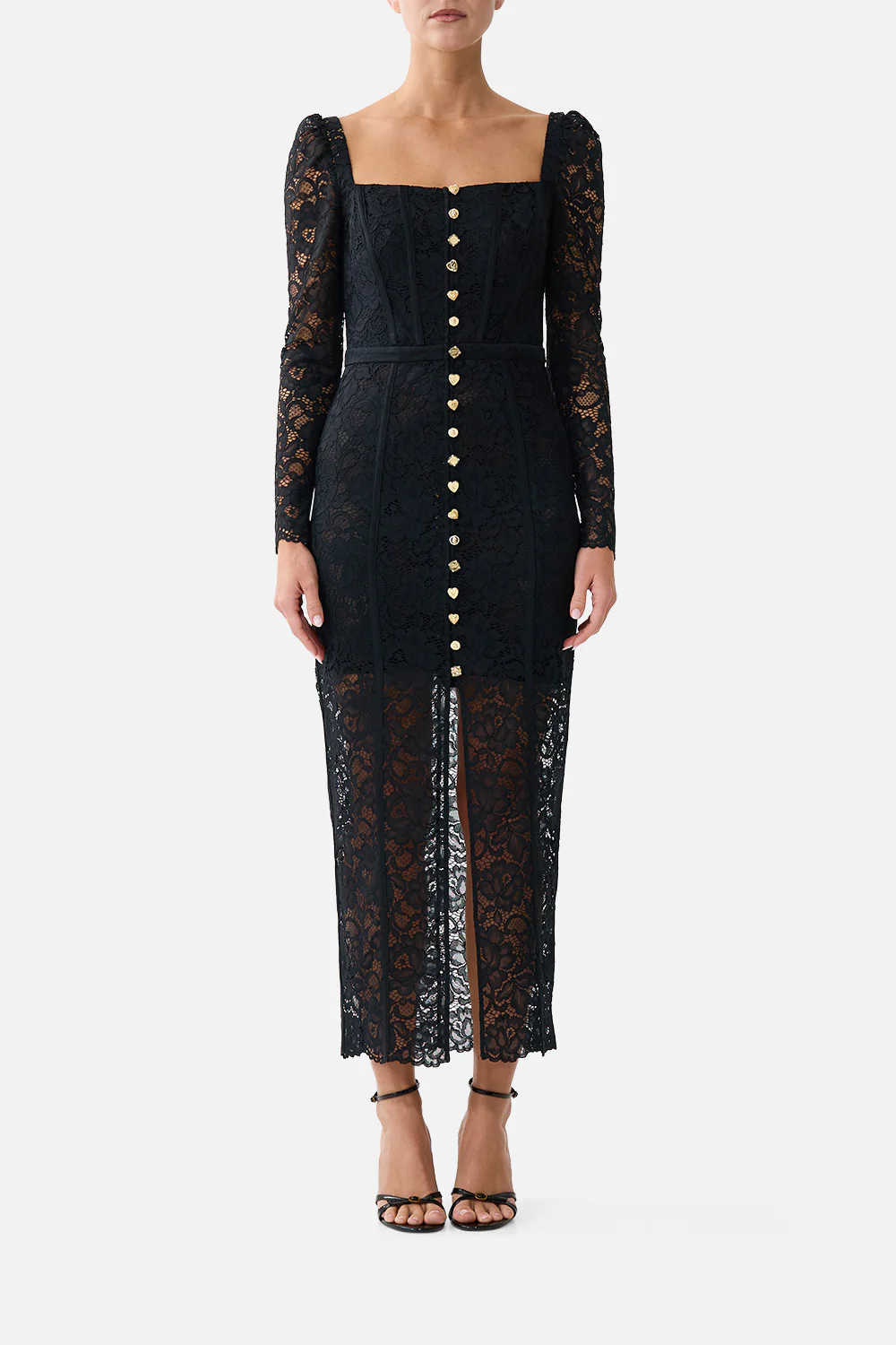 BUST DETAIL DRESS WITH LONG SLEEVE TAURUS RISING