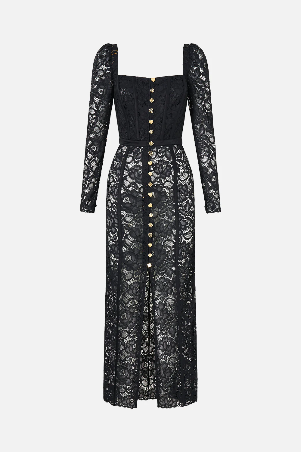 BUST DETAIL DRESS WITH LONG SLEEVE TAURUS RISING - Image 3