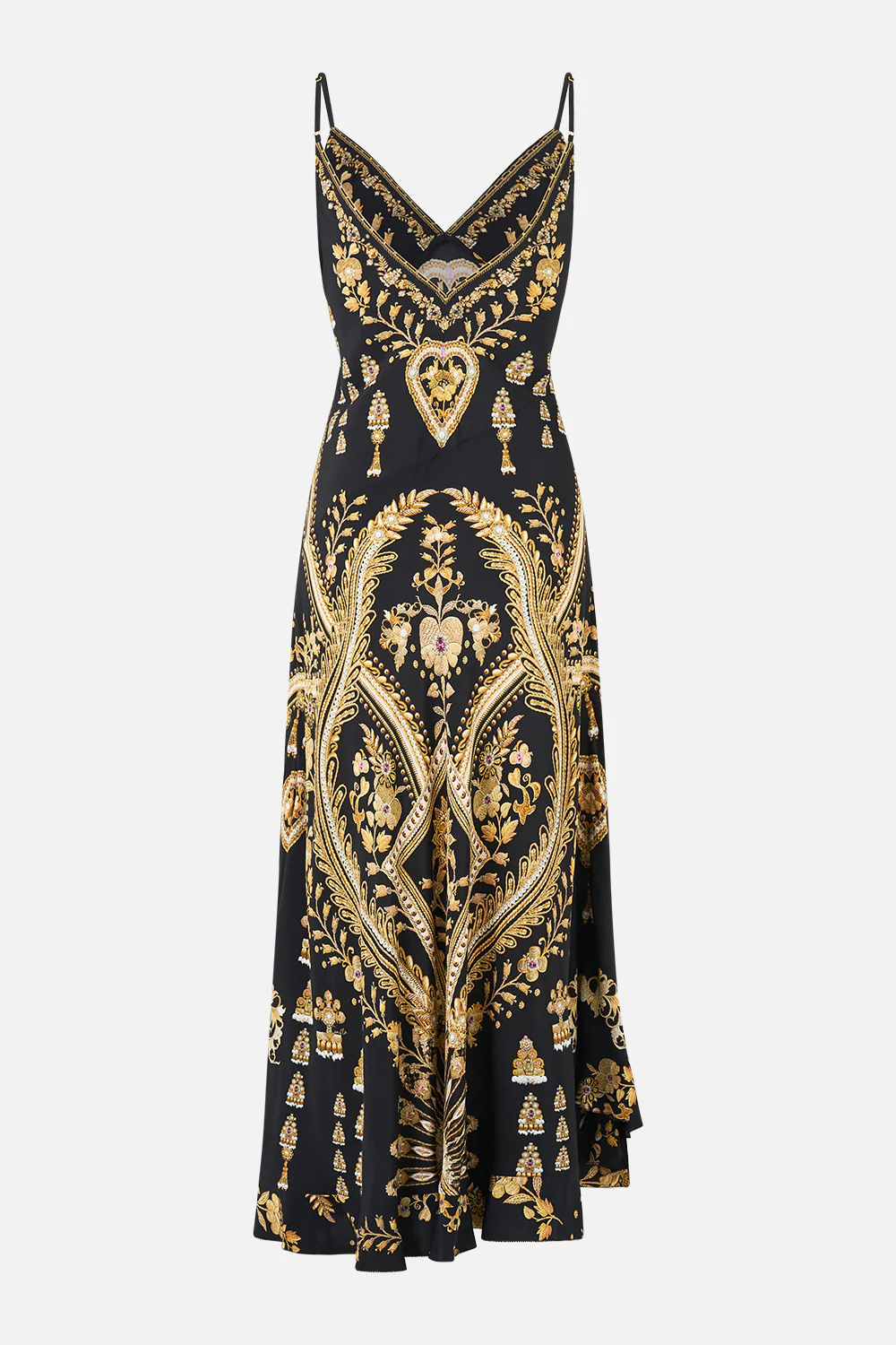 BIAS SLIP DRESS WITH FRILL HEM TAURUS RISING - Image 2