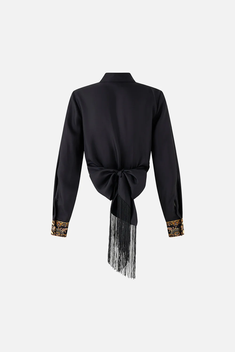 CROPPED WRAP SHIRT WITH TIE TAURUS RISING - Image 6