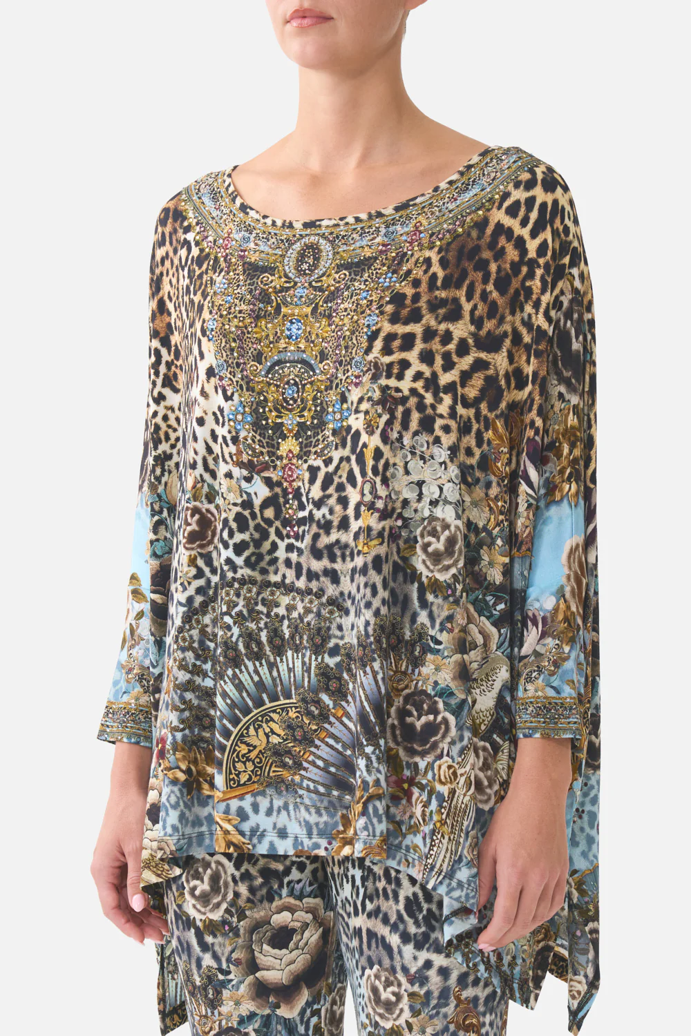 SCOOP NECK SLOUCH TEE FIESTA, SIESTA, REPEAT - Image 5