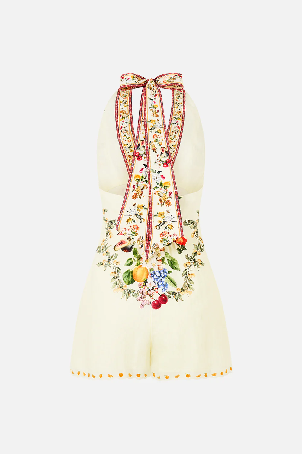 BUTTON FRONT HALTER PLAYSUIT VA VA VINTAGE - Image 6