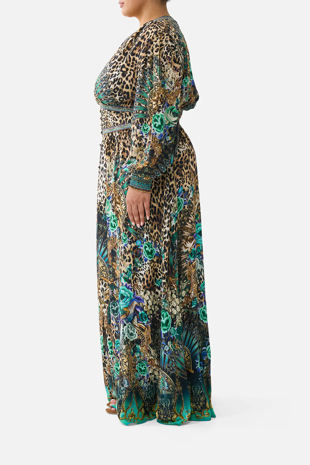 BUTTON DRESS WITH SHAPED WAISTBAND FLAMENCO EUPHORIA - Image 11