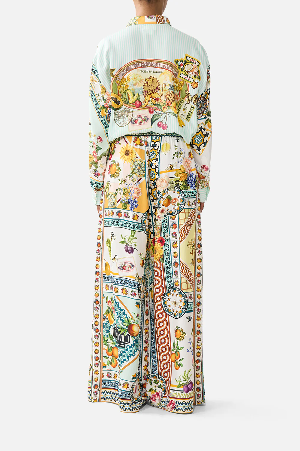 WIDE LEG TROUSER WITH FRONT POCKETS MAGIC OF THE MERCADO - Image 2
