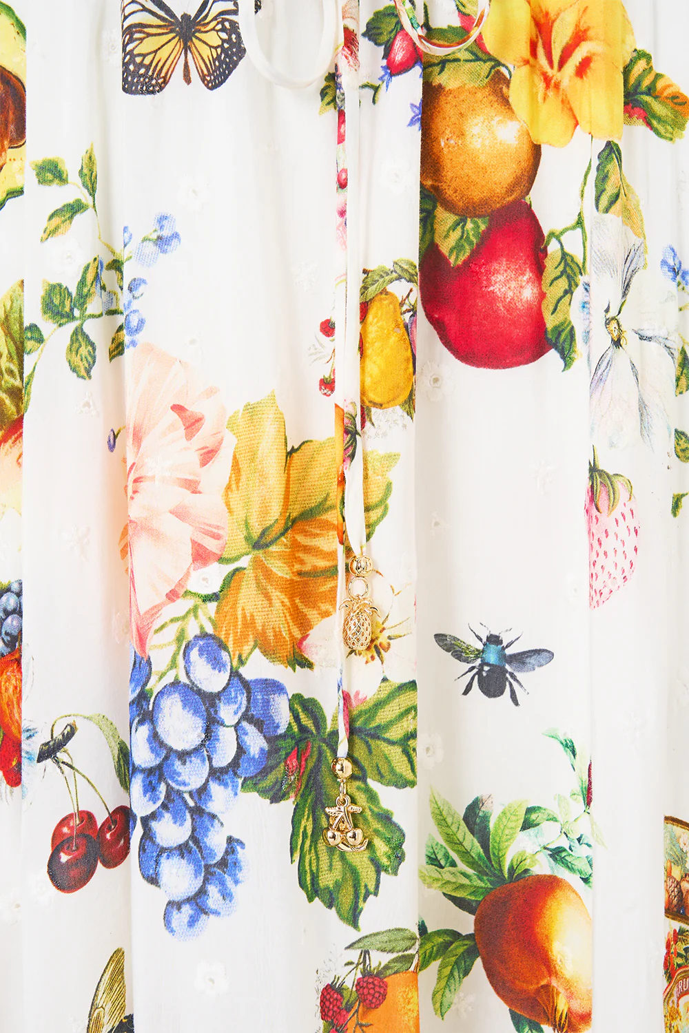 FLUTTER SLEEVE MIDI DRESS WITH FRILL DETAIL MAGIC OF THE MERCADO - Image 7