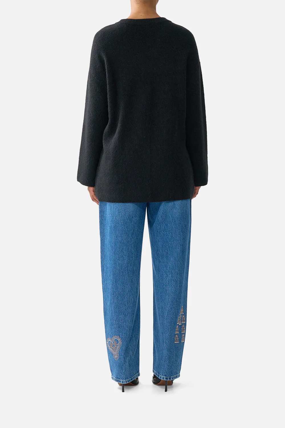 BOXY CREW NECK JUMPER TAURUS RISING - Image 2