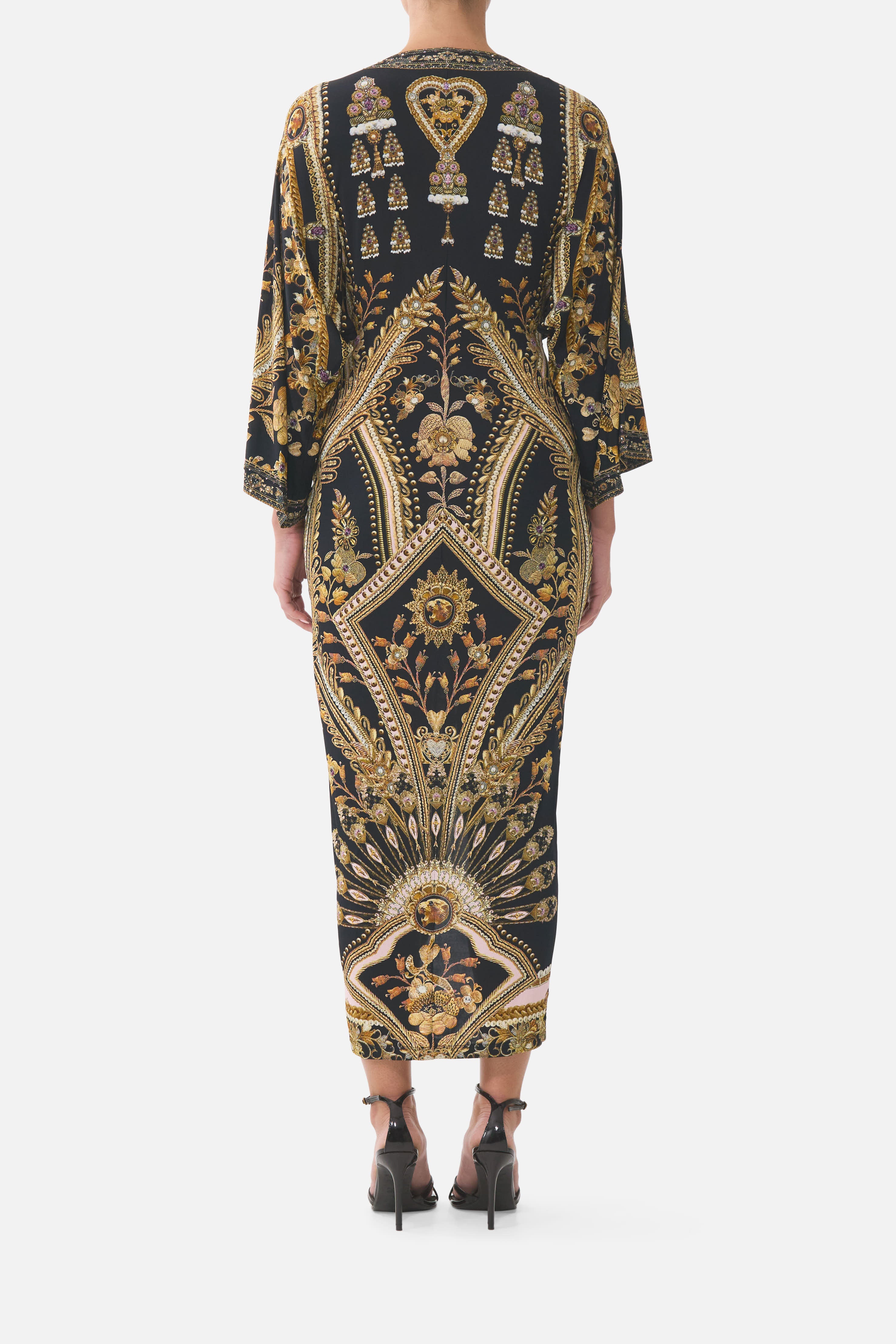 LONG SPLIT FRONT TWIST DRESS TAURUS RISING - Image 2