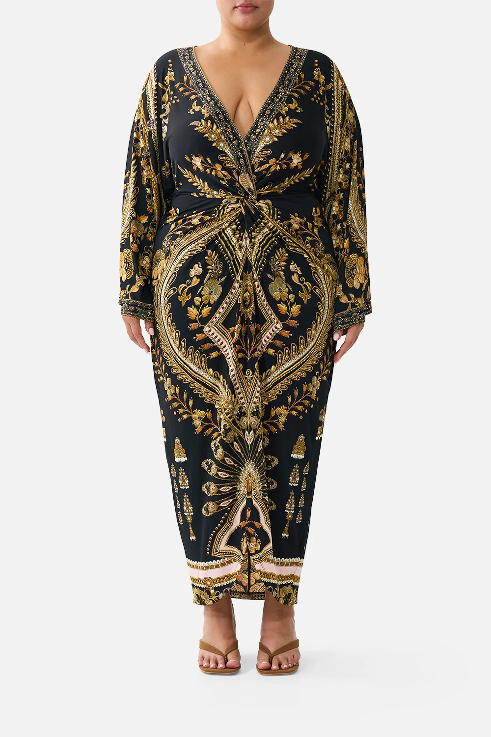 LONG SPLIT FRONT TWIST DRESS TAURUS RISING - Image 7
