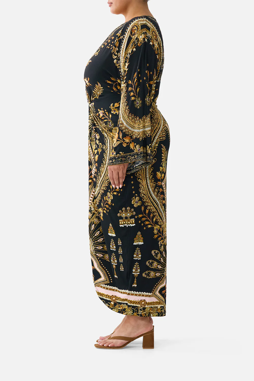 LONG SPLIT FRONT TWIST DRESS TAURUS RISING - Image 8