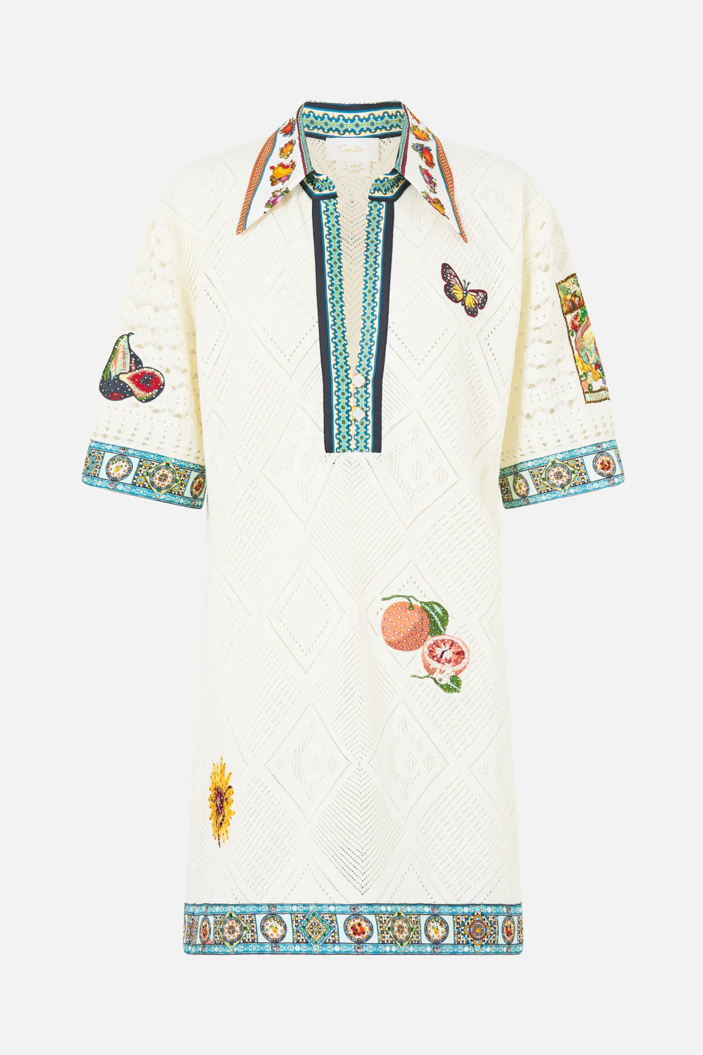 SILK COLLAR KNIT TUNIC MAGIC OF THE MERCADO - Image 3
