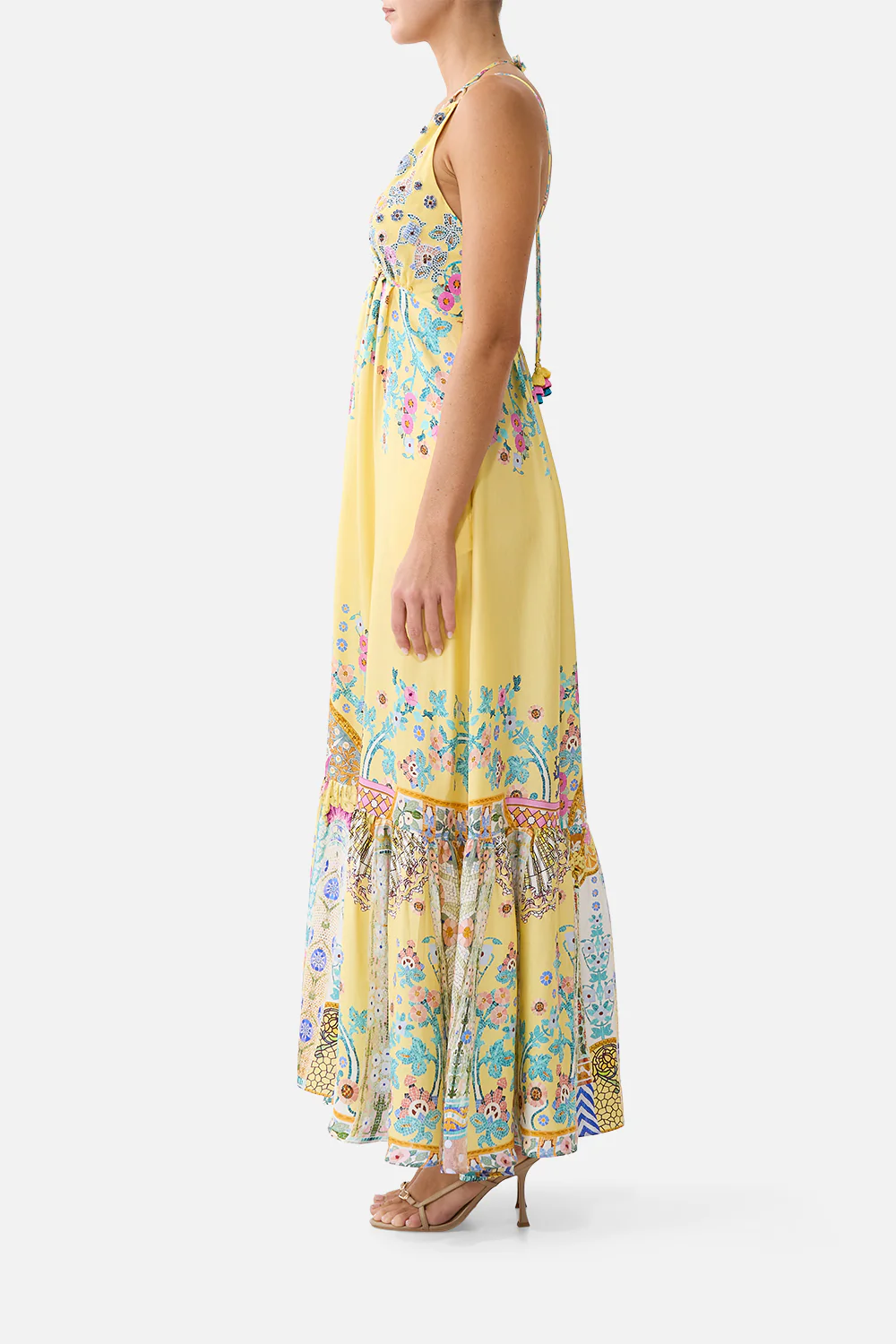 TIERED DRESS WITH HARDWARE BARCELONA BEBE - Image 4