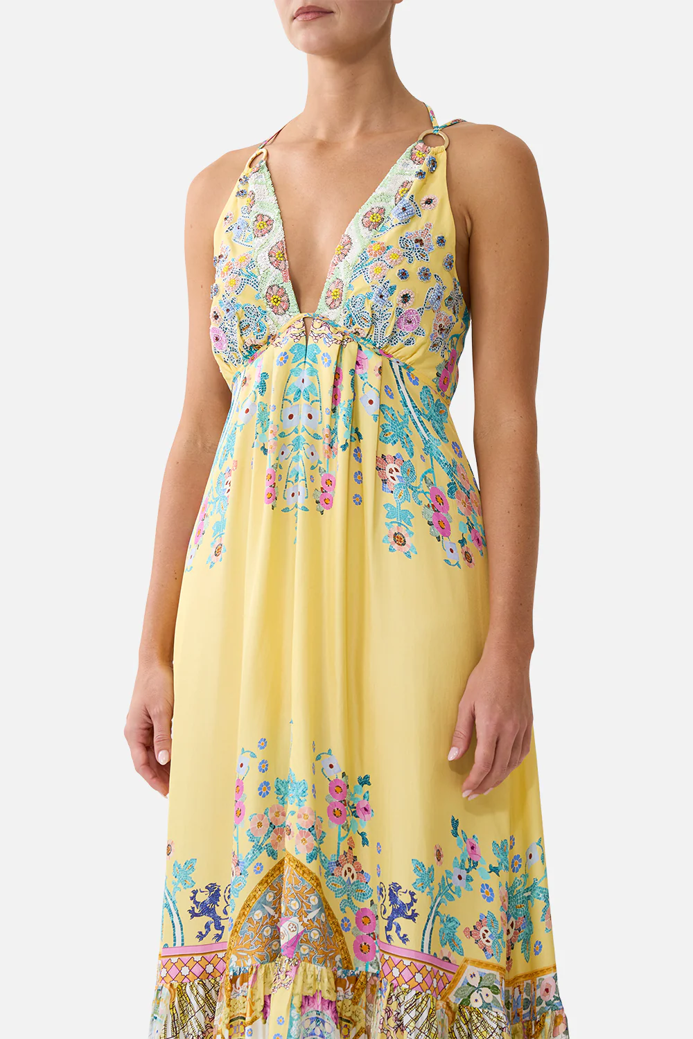 TIERED DRESS WITH HARDWARE BARCELONA BEBE - Image 5