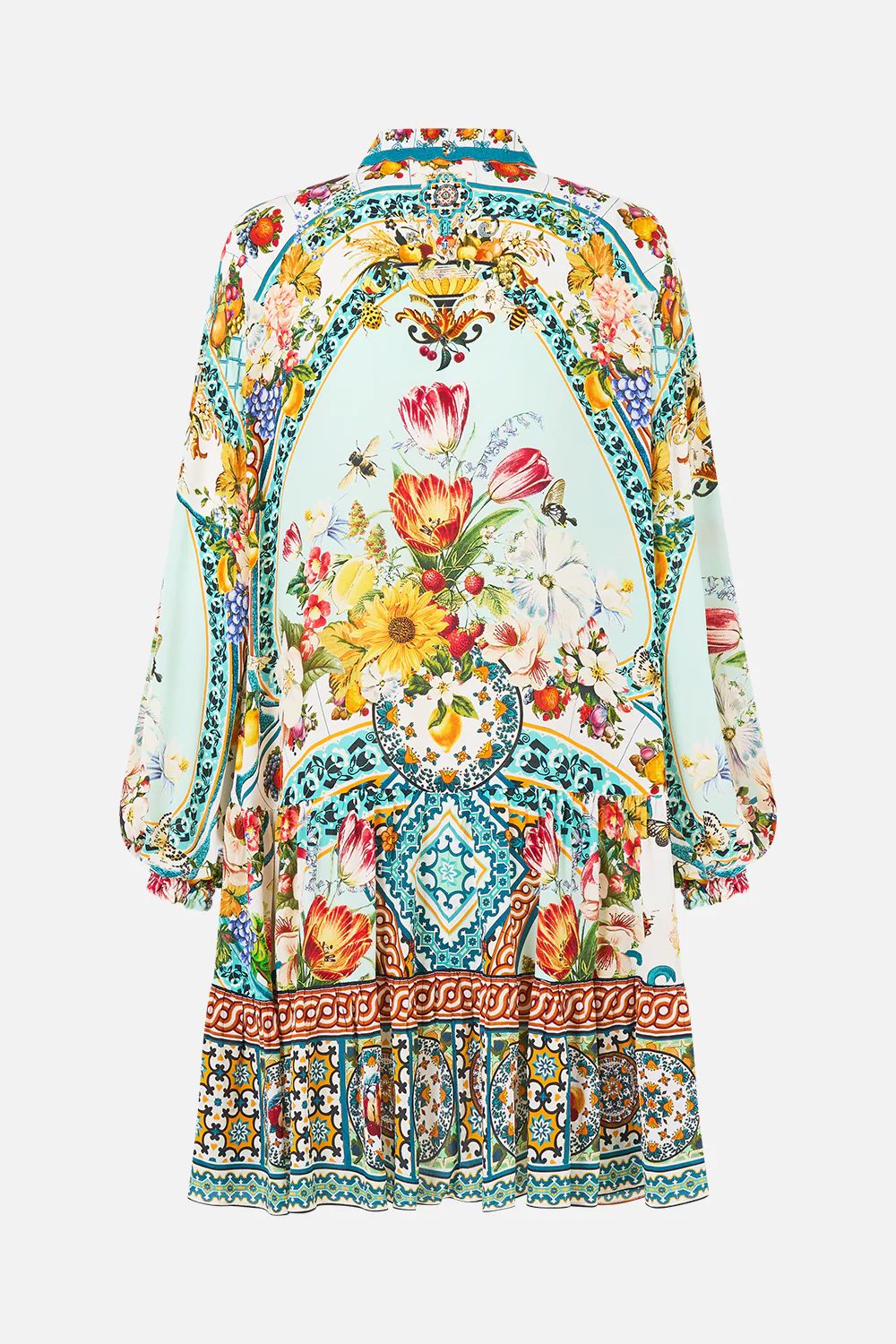 LONG SLEEVE TIERED SHORT DRESS MAGIC OF THE MERCADO - Image 6