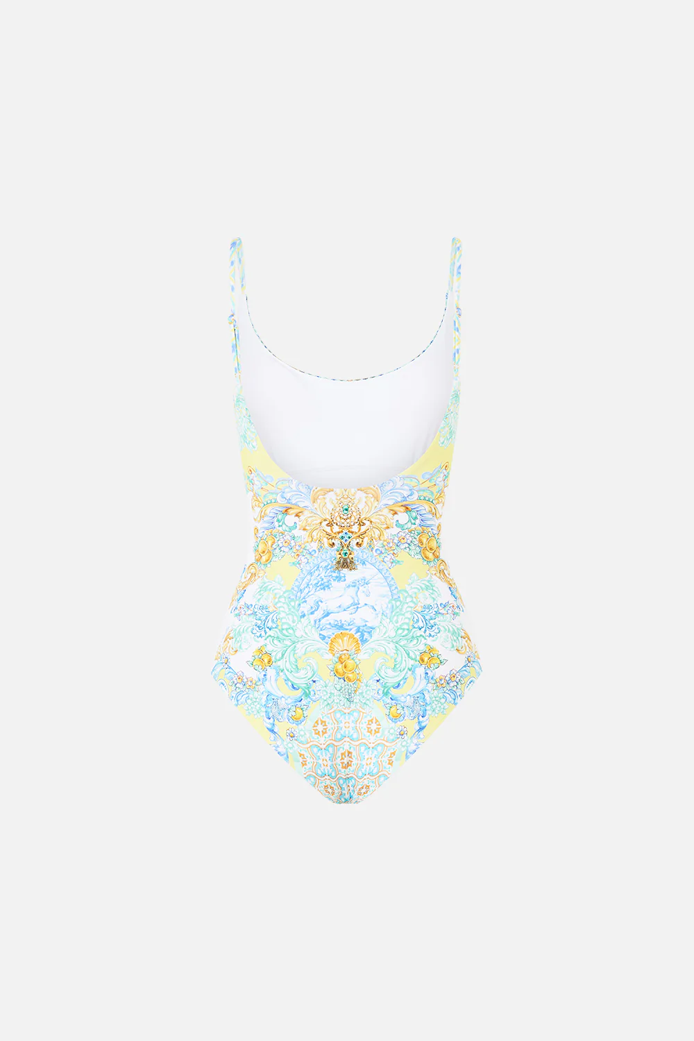 SCOOP NECK ONE PIECE WITH SCOOP BACK DIAL UP THE TILES - Image 6