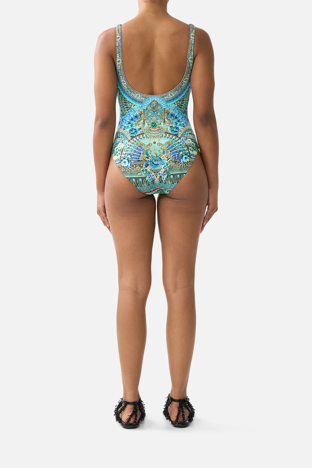 UNDERWIRE SQUARE NECK ONE PIECE WITH SCOOP BACK FLAMENCO EUPHORIA - Image 2