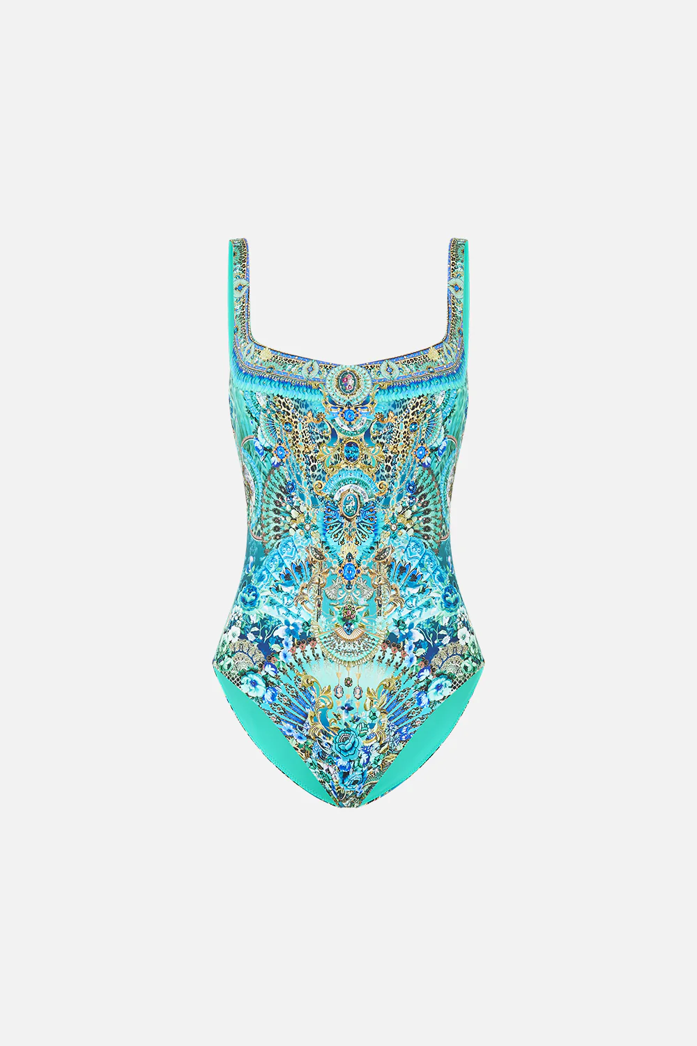 UNDERWIRE SQUARE NECK ONE PIECE WITH SCOOP BACK FLAMENCO EUPHORIA - Image 3