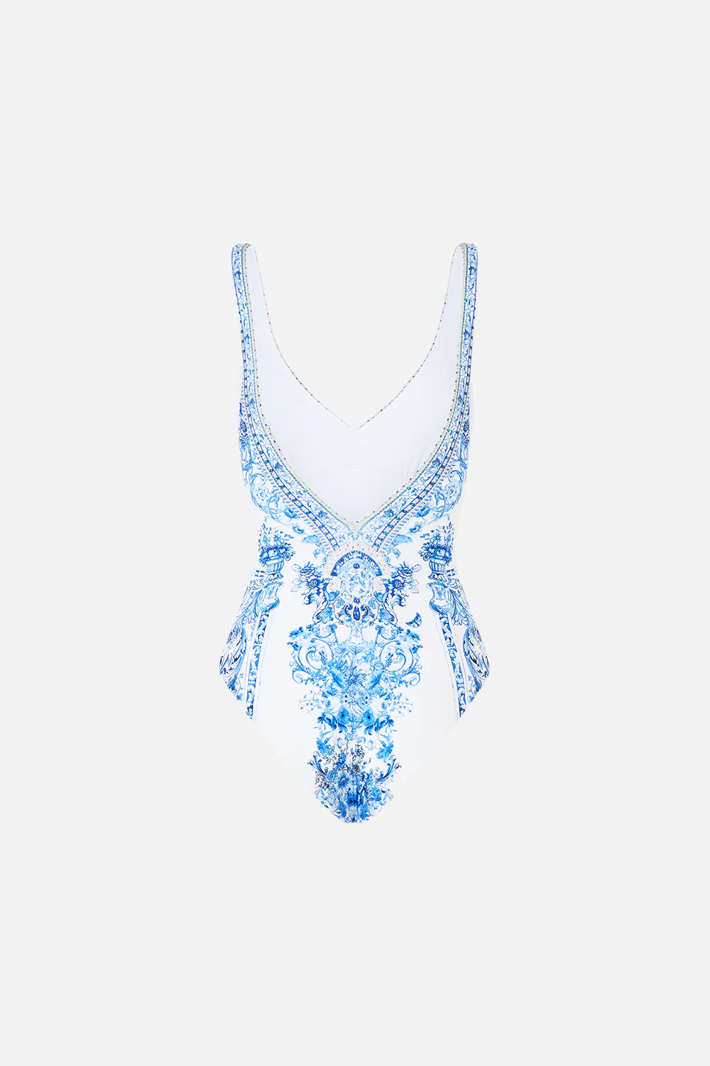 V NECK ONE PIECE WITH V BACK CERAMIC PANORAMIC - Image 6