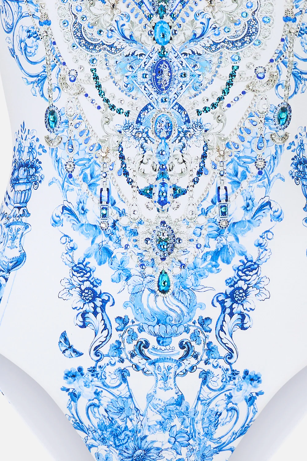 V NECK ONE PIECE WITH V BACK CERAMIC PANORAMIC - Image 7
