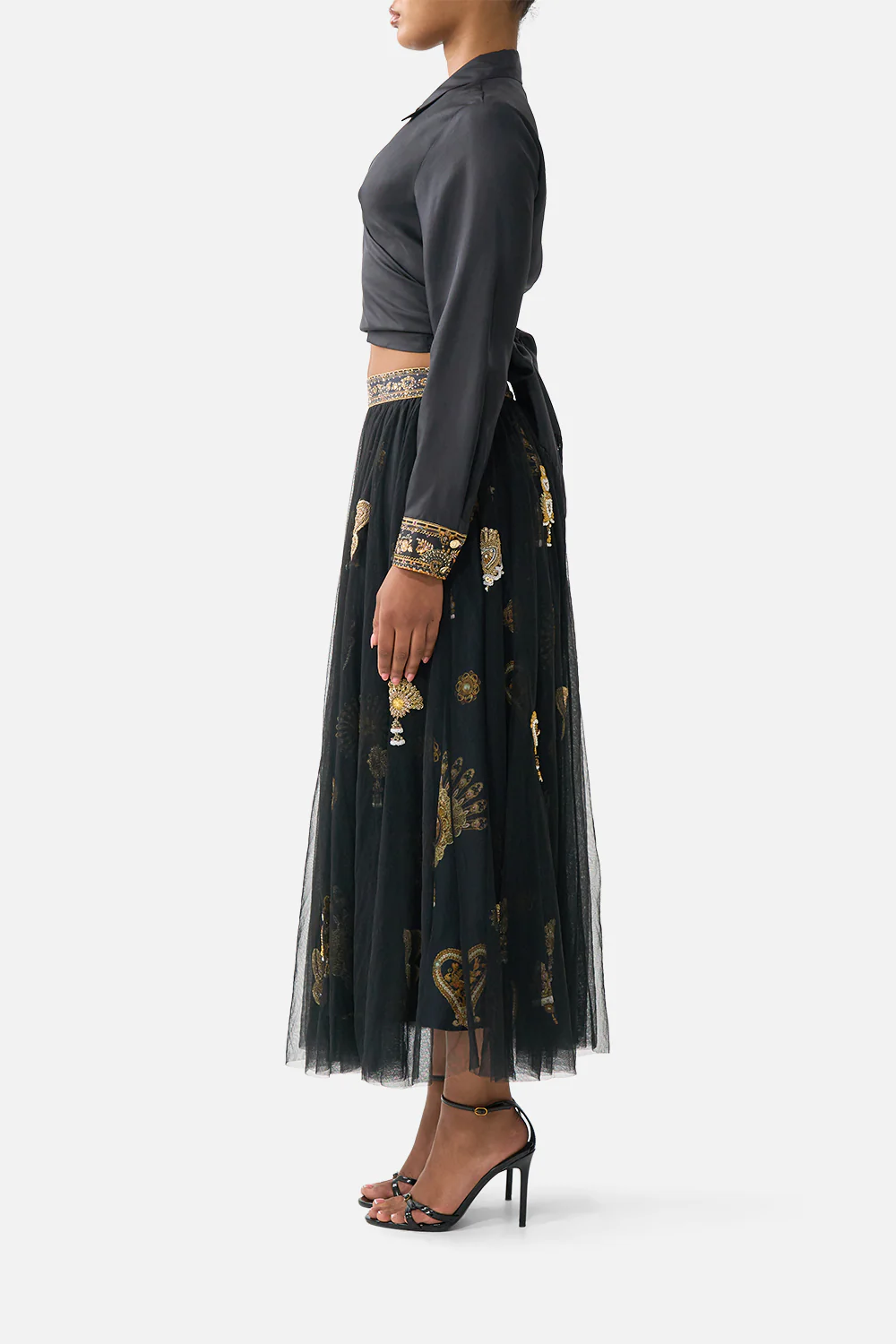 MIDI TULLE SKIRT TAURUS RISING - Image 4