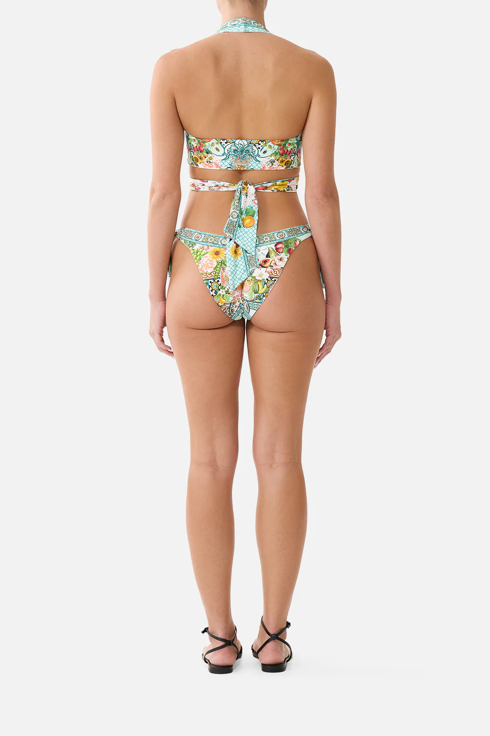 REVERSIBLE MULTI WEAR TIE HALTER BIKINI SET MAGIC OF THE MERCADO - Image 2